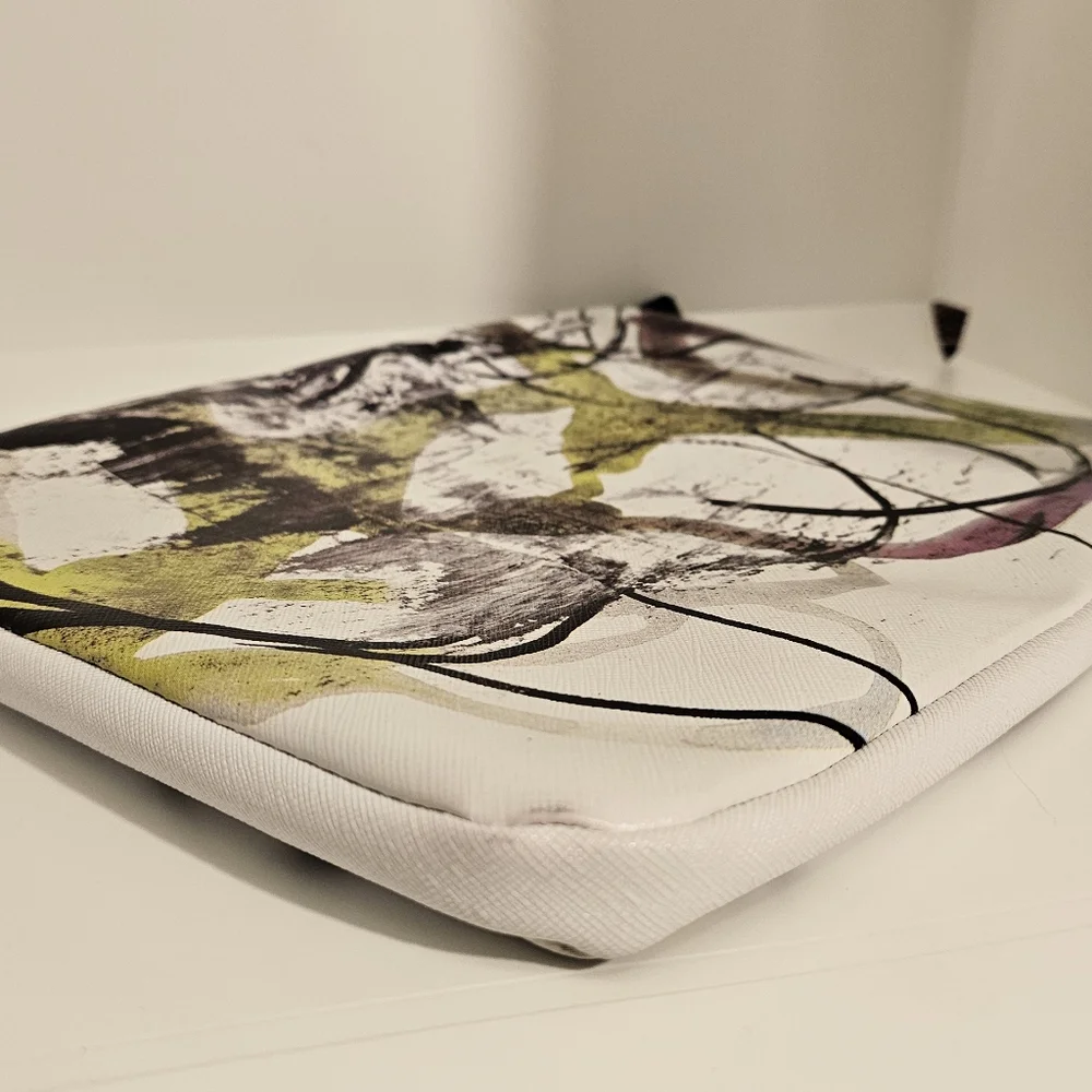 Neiman Marcus Colorful Abstract Tablet Pouch